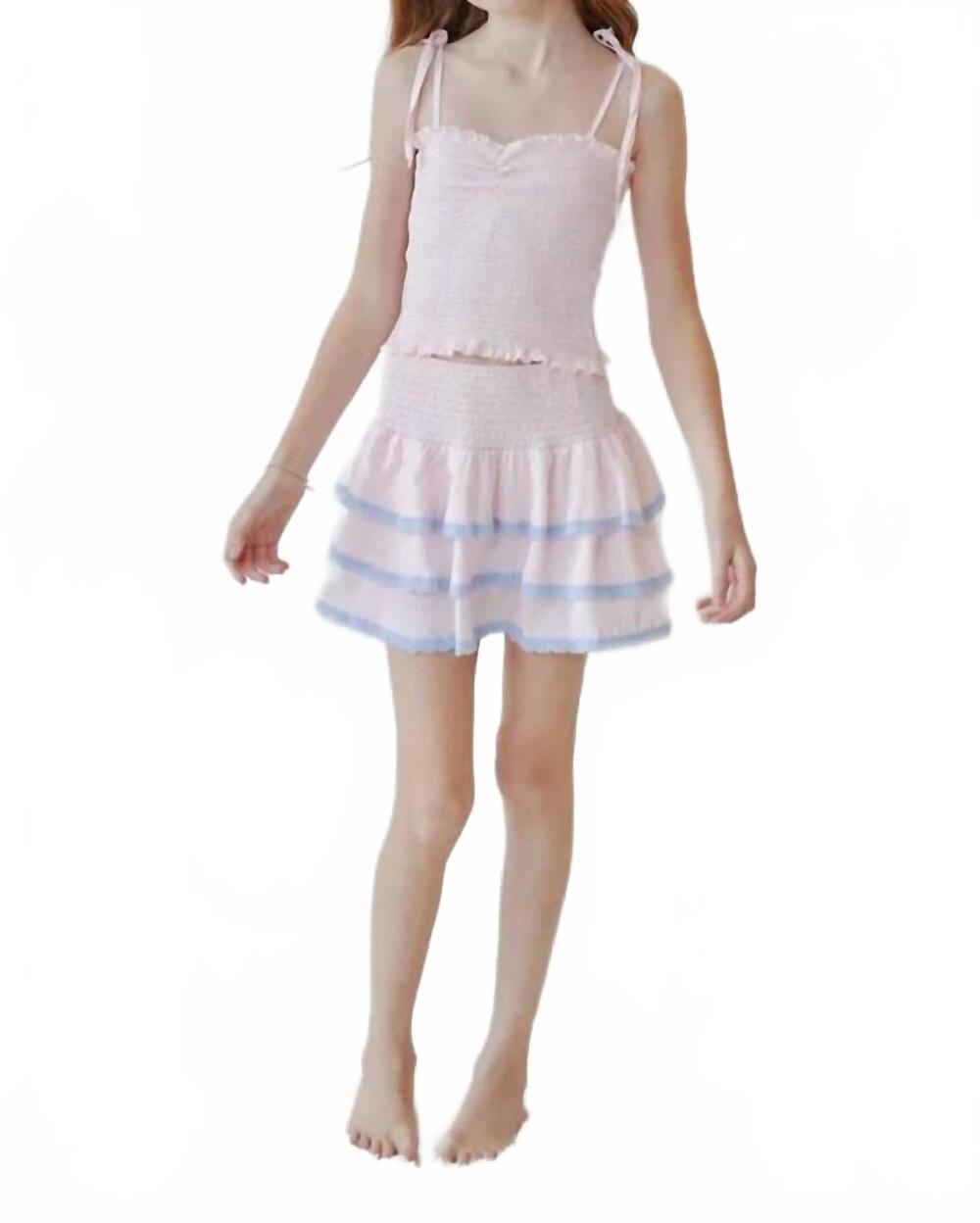 NEW THEME girls gemma mini skirt in pink